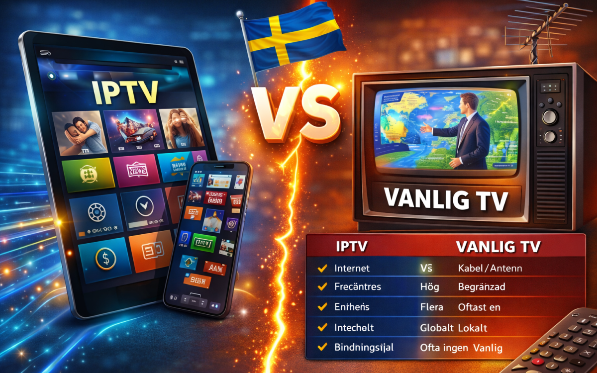 iptv vs vanlig tv sverige