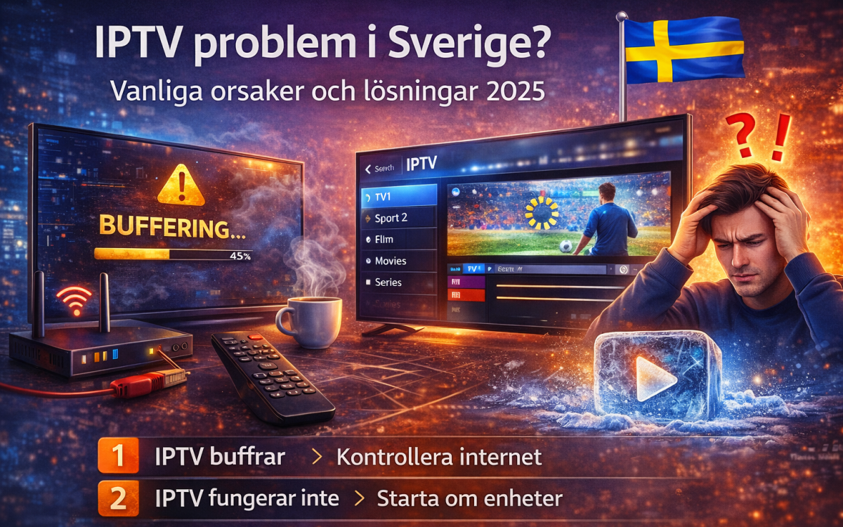 iptv problem sverige