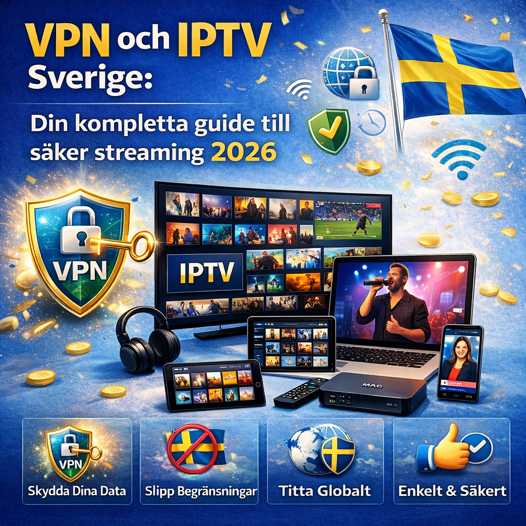 Bästa vpn iptv 2026 jämförelse på skärm