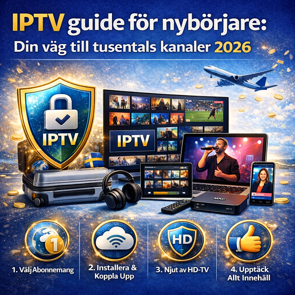 Steg för steg hur man kan börja med iptv